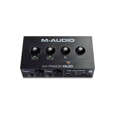 interfaccia audio m-audio m-track duo usb nero
