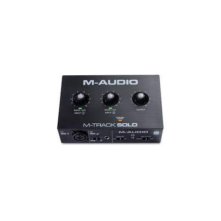interfaccia audio m-audio m-track solo usb nero [mtrack soloii]
