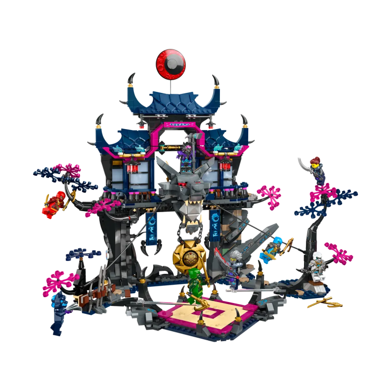 set da costruzione lego ninjago 71813 dojo delle ombre maschera di