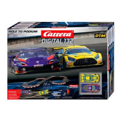 modellino carrera digital 132 pole to podium racetrack 1/32 multicolore