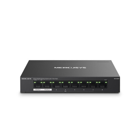 switch mercusys ms108gp 8 porte gigabit con 7 porte poe+ 10/100/1000