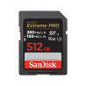 scheda di memoria sd 512gb sandisk pro uhs-ii 280/v60/150mb/s