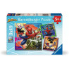 puzzle ravensburger marvel spider-man (3x 49 pezzi) [12004115]
