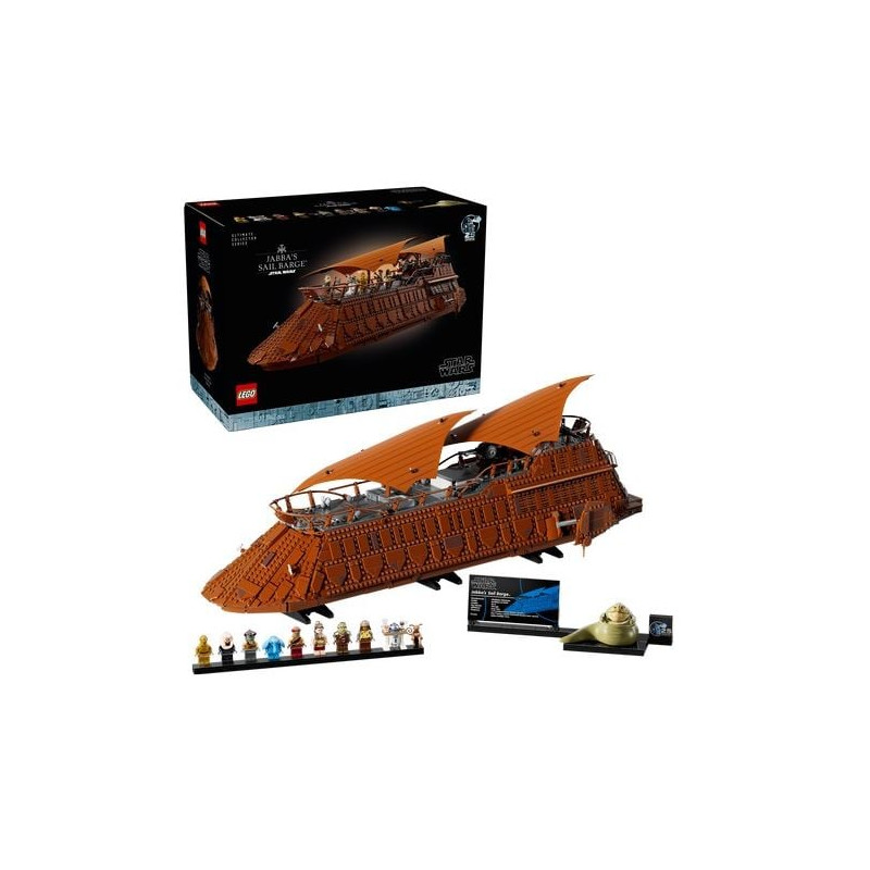 gioco da costruzione lego star wars chiatta a vela di jabba ucs multicolore