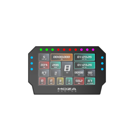 dashboard digitale 5'' moza racing cm2 touchscreen cablato