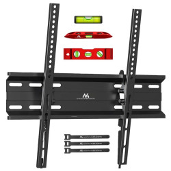 supporto tv maclean da parete per tv doppio 32-70" max 45kg