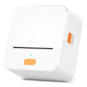 mini stampante termica techly per etichette 203x203dpi bianco