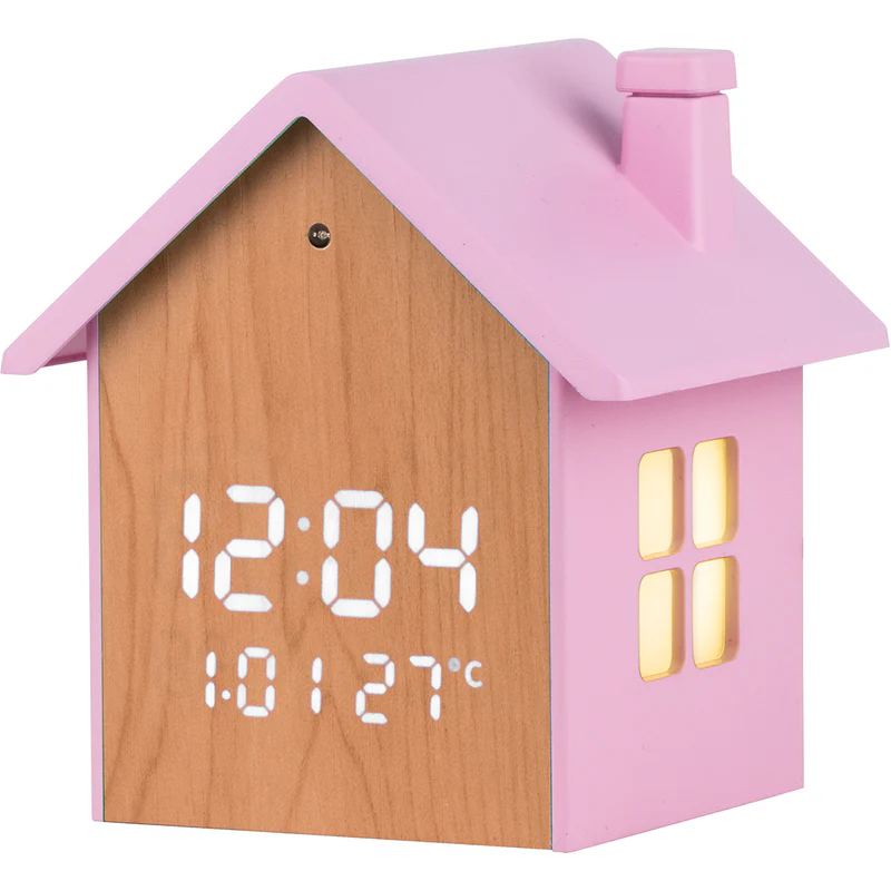 sveglia digitale lowell jd 9540p rosa