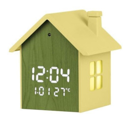 sveglia digitale lowell jd 9540y giallo