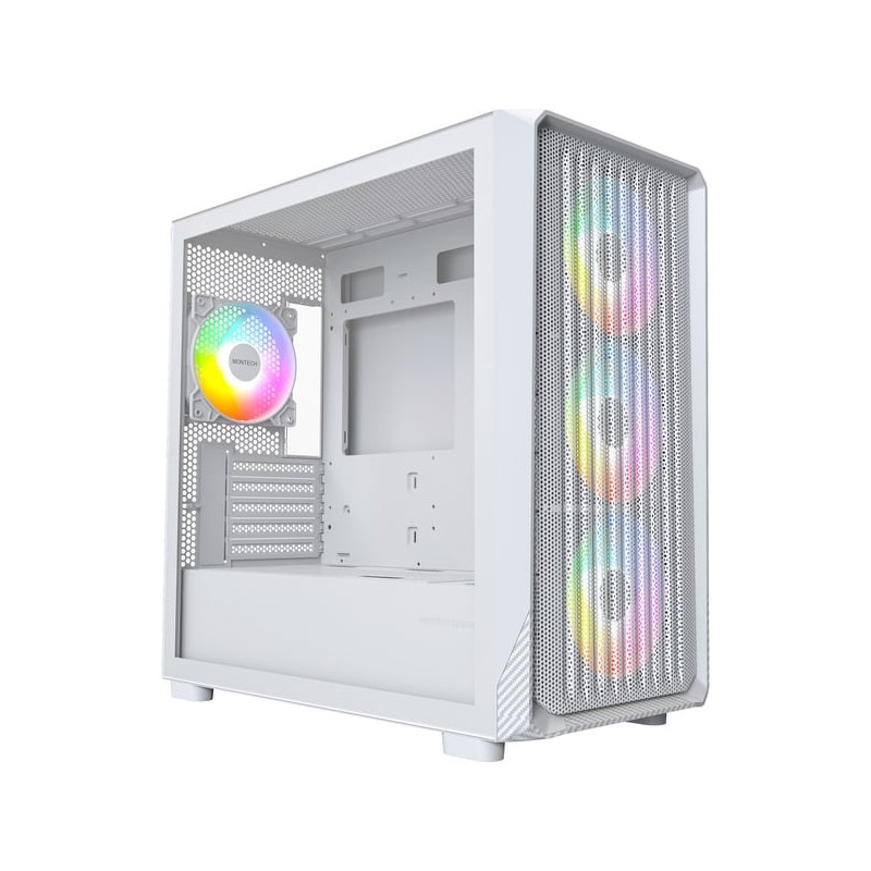 case montech x5m midi-tower atx bianco