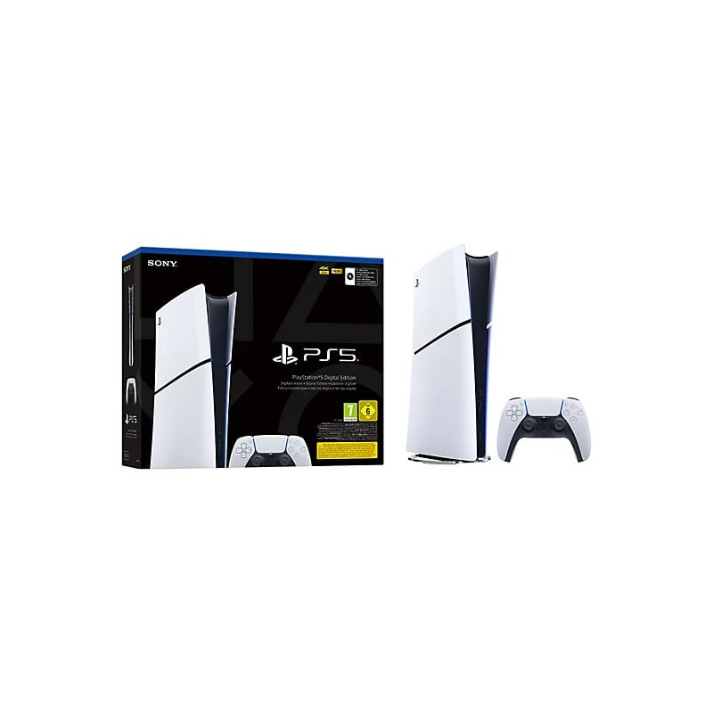console sony playstation 5 digital edition nero/bianco [711719020837]