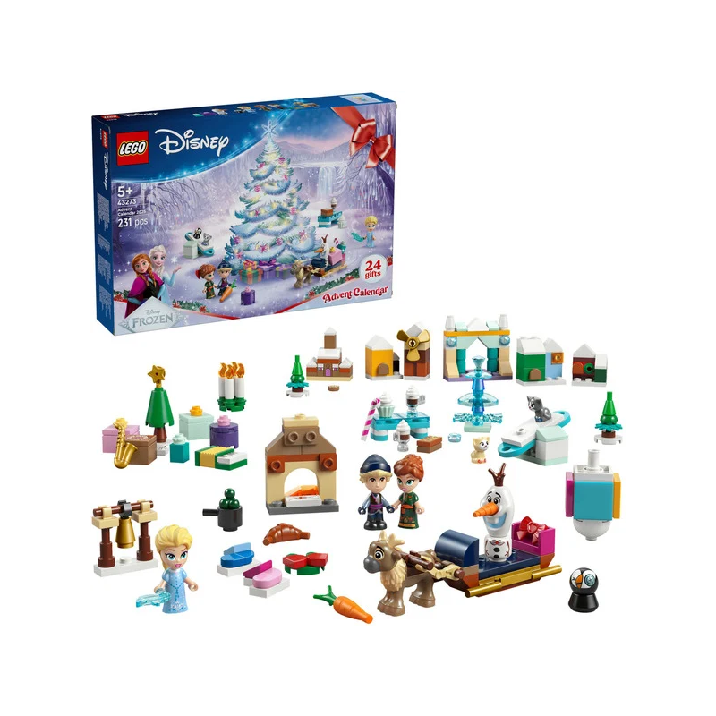 calendario dell'avvento lego disney frozen 2025 multicolore [43273]
