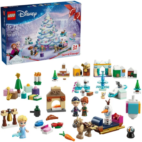calendario dell'avvento lego disney frozen 2025 multicolore [43273]