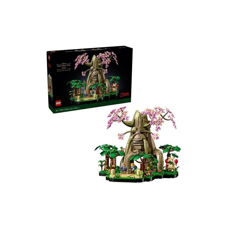 gioco da costruzione lego icons grande albero deku 2in1 multicolore