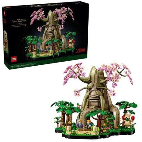 gioco da costruzione lego icons grande albero deku 2in1 multicolore