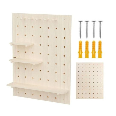 organizer maclean 20kg legno [mc-131 wd]