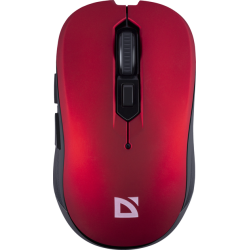 mouse defender gassa mm-105 senza fili ottico 1600dpi rosso [52103]