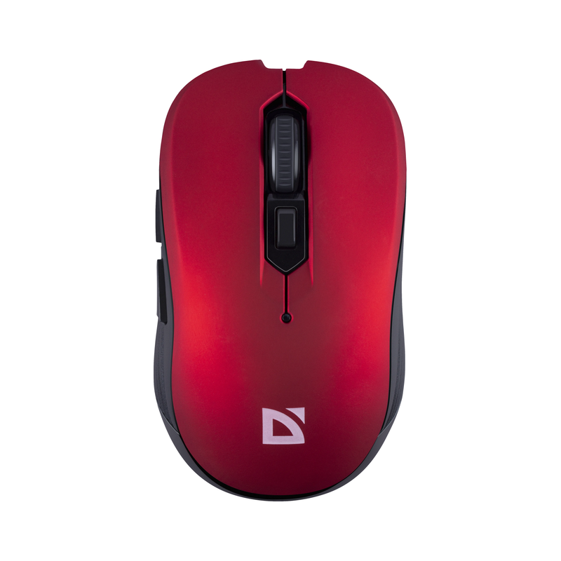 mouse defender gassa mm-105 senza fili ottico 1600dpi rosso [52103]