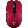 mouse defender gassa mm-105 senza fili ottico 1600dpi rosso [52103]
