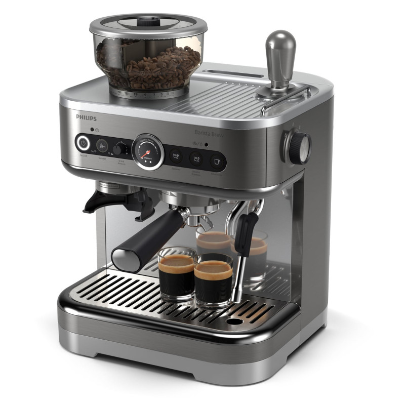 macchina da caffe' espresso philps barista brew 2.3l 1350w grigio