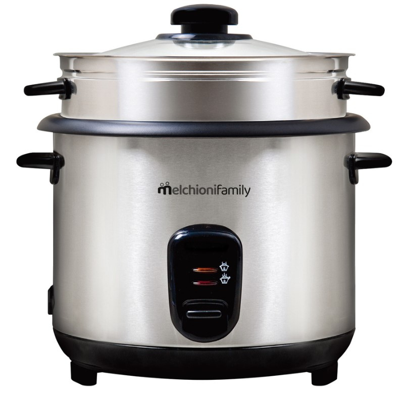 cuociriso melchioni loto 1.8l 800w acciaio inox [118320102]
