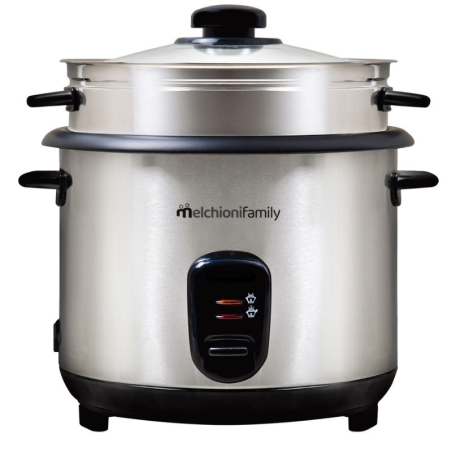 cuociriso melchioni loto 1.8l 800w acciaio inox [118320102]