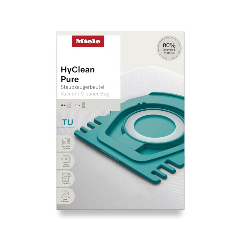 sacchetto per aspirapolvere miele hyclean pure blu artico 4pz