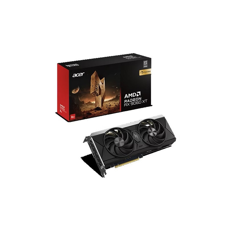 scheda video amd acer nitro radeon rx 9060 xt oc 8gb gddr6 128bit