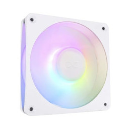 ventola 120x120 alphacool apex stealth argb in metallo 120mm bianco