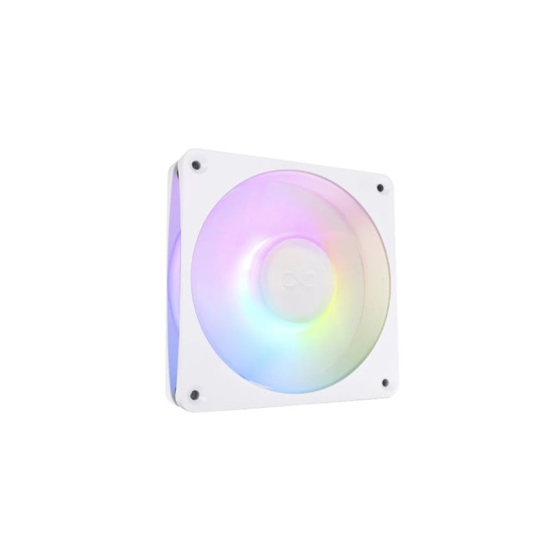 ventola 120x120 alphacool apex stealth argb in metallo 120mm bianco