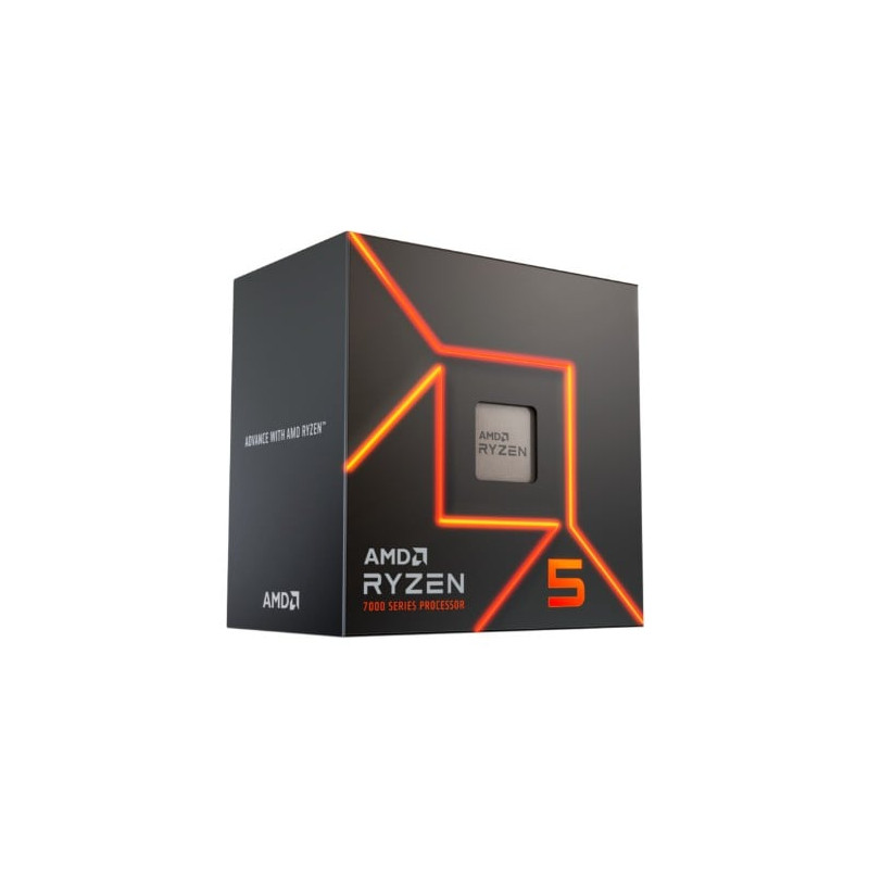 cpu amd ryzen 5 7400 am5 raphael 3.3ghz 16mb l3 box [100-100001900box]