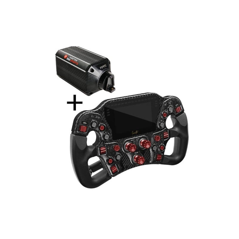 set per simulatori di corsa asetek simsports gabu-583 volante