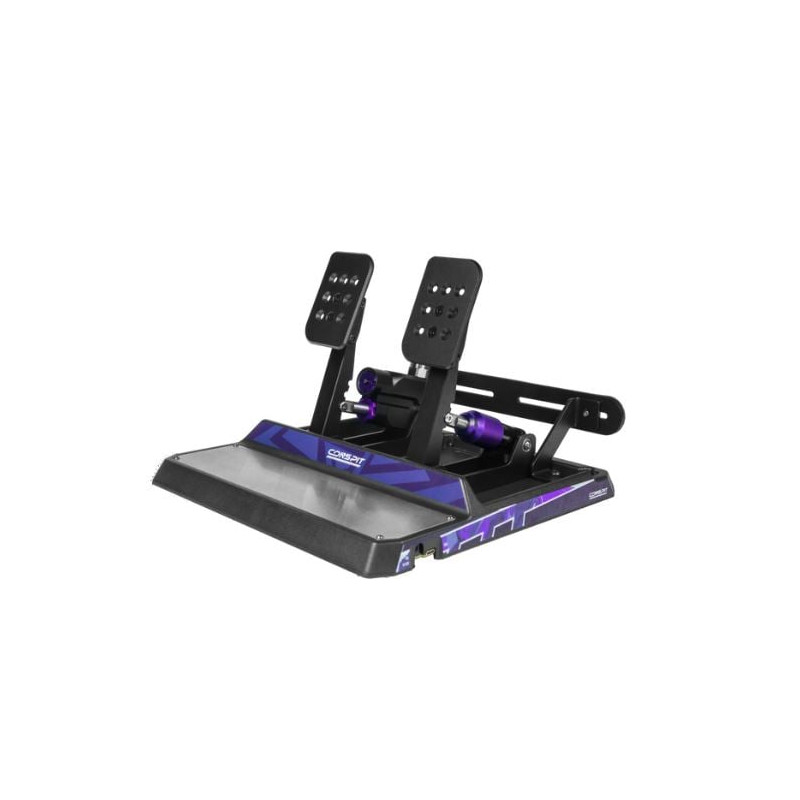 set pedaliera conspit cpp apex a 2 pedali nero