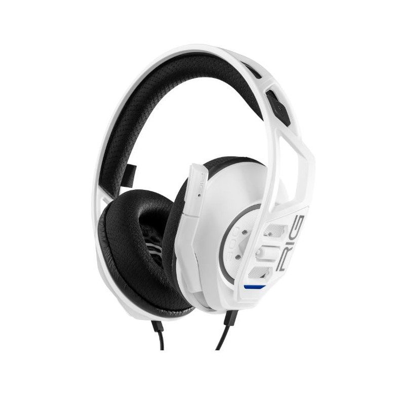 cuffie nacon rig 300 pro hs per gaming 3.5mm con microfono bianco