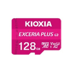 128gb scheda di memoria kioxia exceria plus g3 microsdxc rosa [lmpl3m128gg2]