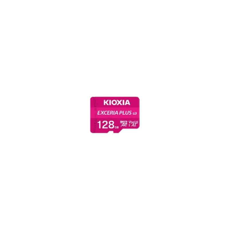128gb scheda di memoria kioxia exceria plus g3 microsdxc rosa [lmpl3m128gg2]