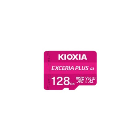 128gb scheda di memoria kioxia exceria plus g3 microsdxc rosa [lmpl3m128gg2]