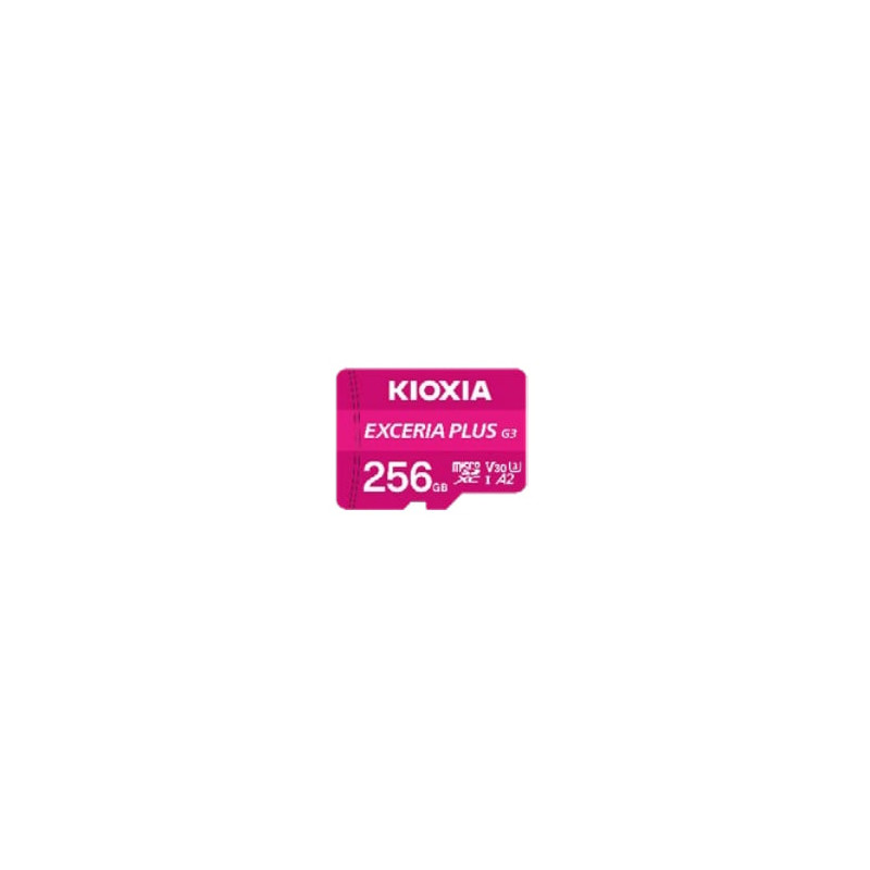 256gb scheda di memoria kioxia exceria plus g3 microsdxc rosa [lmpl3m256gg2]