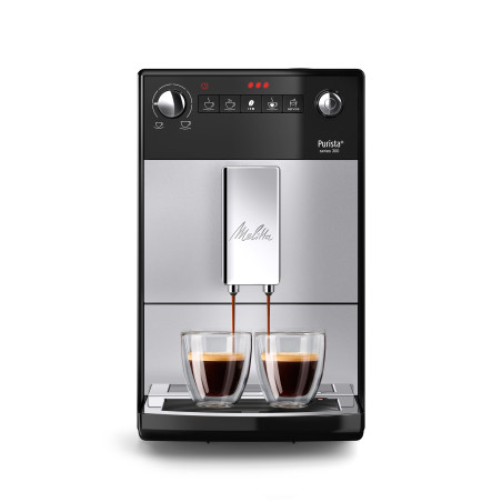 macchina da caffe' espresso melitta 1.2l 1450w nero/argento [f23/0-101]
