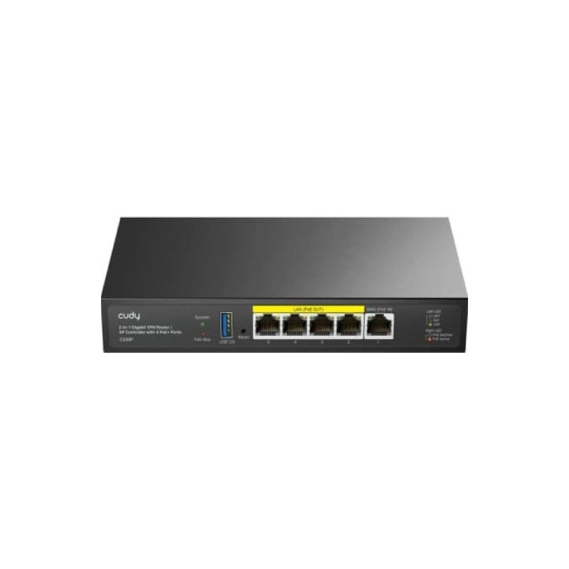 controller ap/router vpn cudy c200p 2in1 fino a 200 ap 5 porte rj45