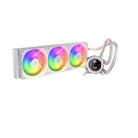 dissipatore cpu a liquido krux hydroglance 360 360mm bianco [krxe005]