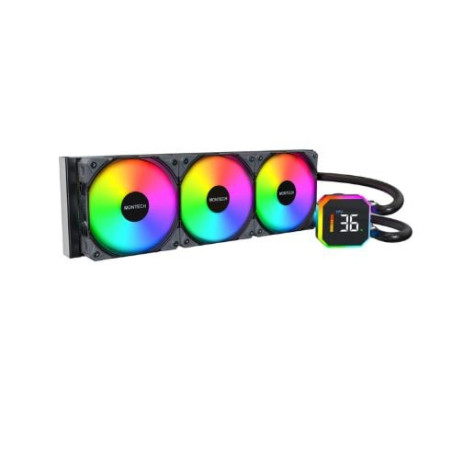 dissipatore cpu a liquido montech hyperflow digital 360 360mm nero