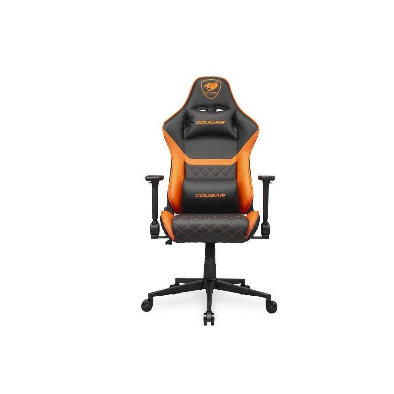 sedia gaming cougar armor one v2 nero/arancione [cgr-a2f-grb]