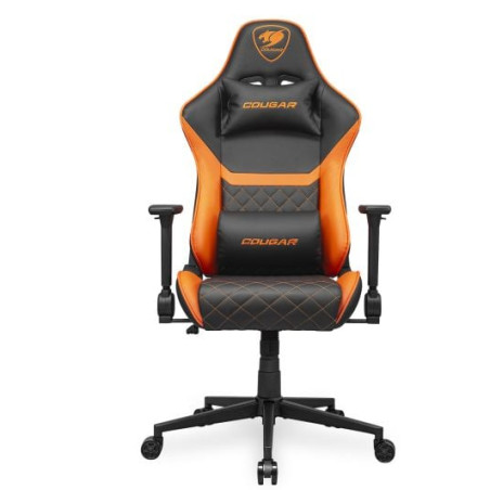 sedia gaming cougar armor one v2 nero/arancione [cgr-a2f-grb]