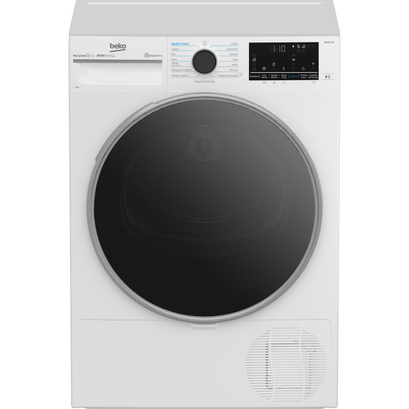 asciugatrice beko bt96dbs caricamento frontale 9kg classe a bianco