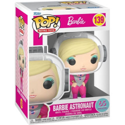 figurina funko pop barbie astronauta 139 retro toys barbie 9cm multicolore