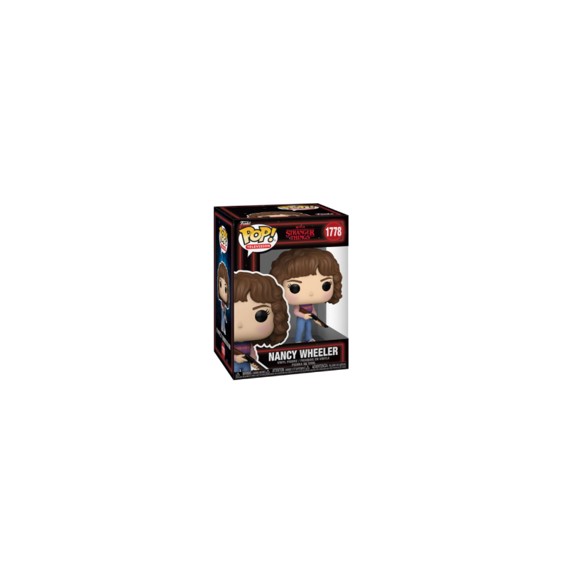 figurina funko pop tv 1778 stranger things nancy wheeler multicolore