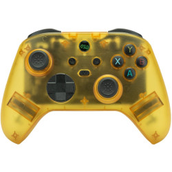 controller qubick cosw0016 switch gamepad wireless giallo/trasparente