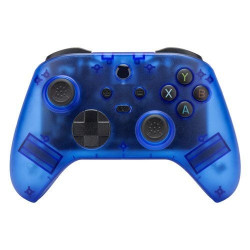 controller qubick cosw0017 switch gamepad wireless blu/trasparente