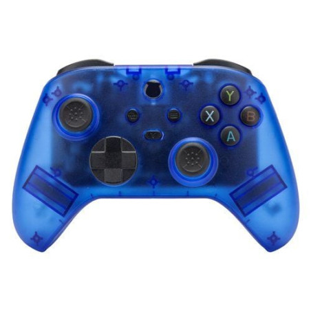 controller qubick cosw0017 switch gamepad wireless blu/trasparente